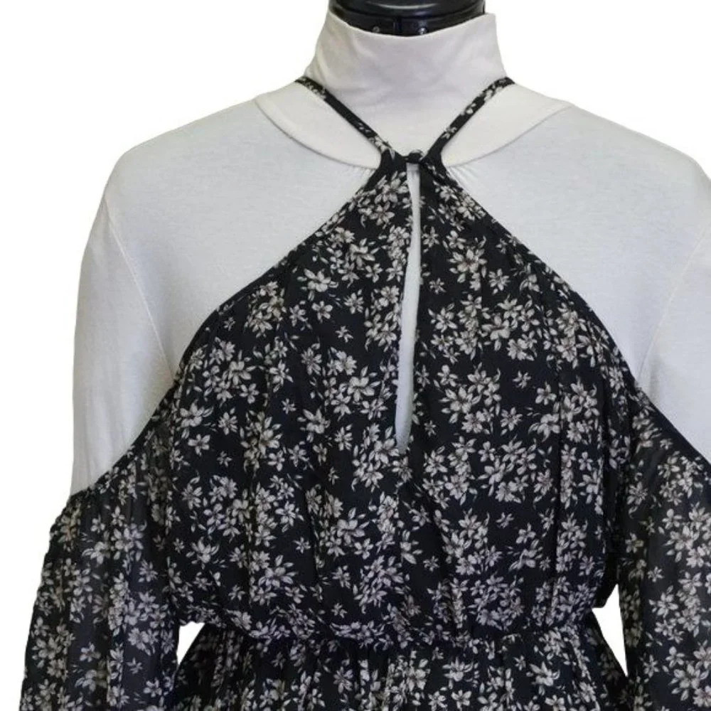 Lucca couture Cold shoulder halter dress XS - Picture 5 of 12